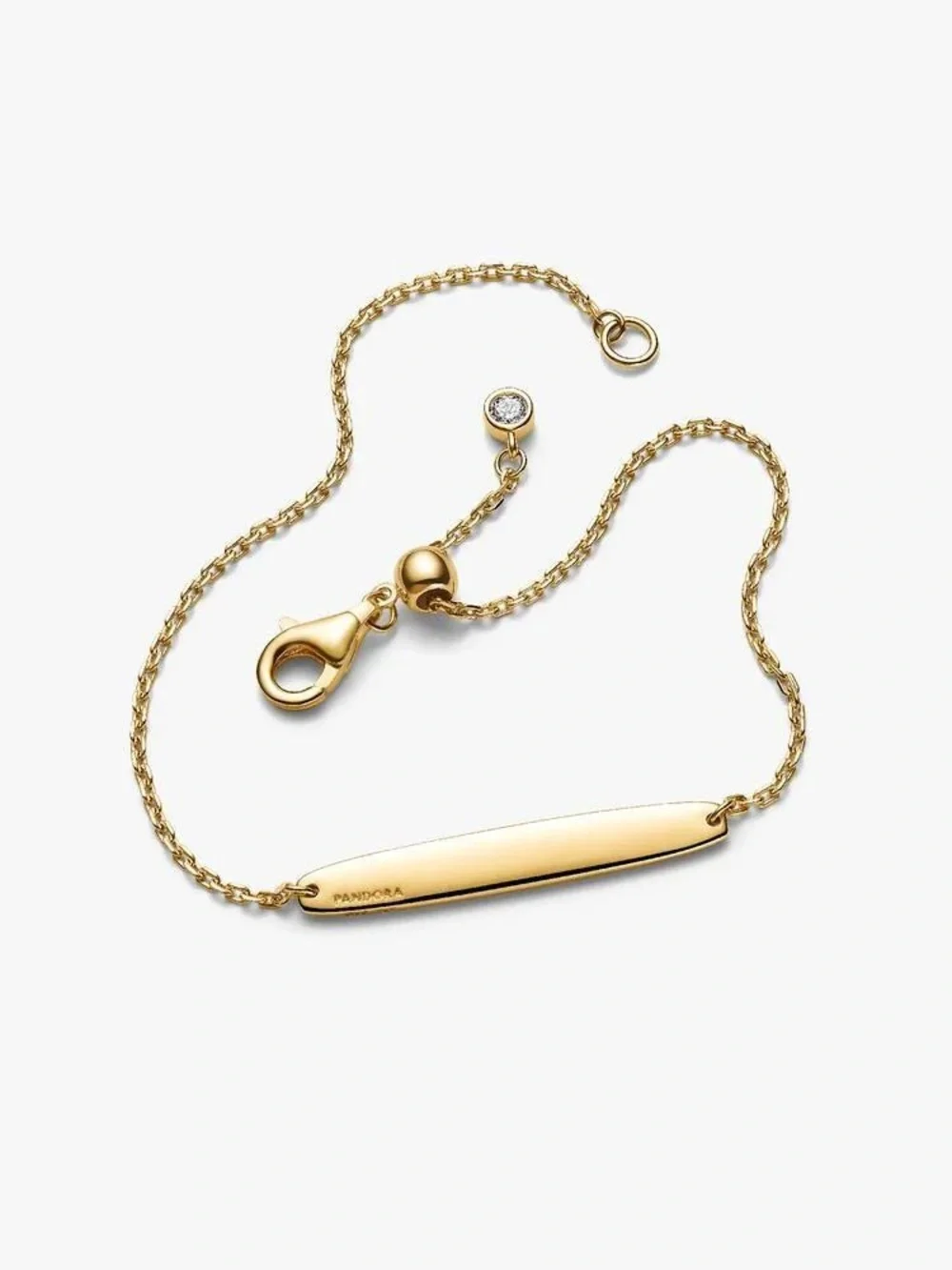 Pandora Engravable Bar Chain Bracelet